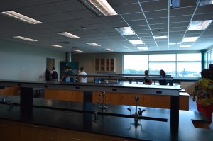 Inside one of the new labs that overlooks the golf facility and athletic fields. Photo: MAGIS